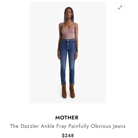 Mother Superior Jeans The Dazzler Ankle Fray - Picture 9 of 9